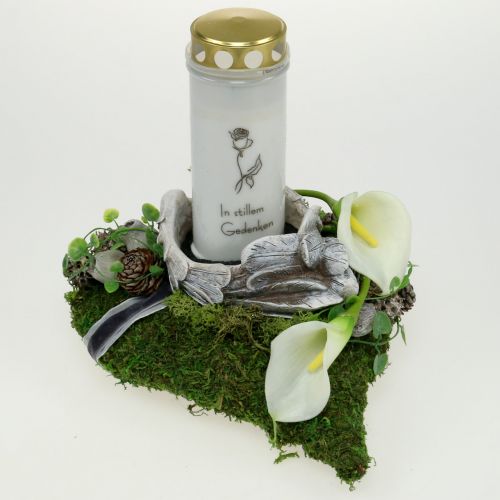 Floristik24 Augalo širdelės samanos 28cm x 23cm