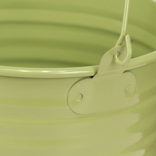 Floristik24 Dekoratyvinė metalinė sėjamoji su rankena 4 spalvos Ø14cm 8 vnt