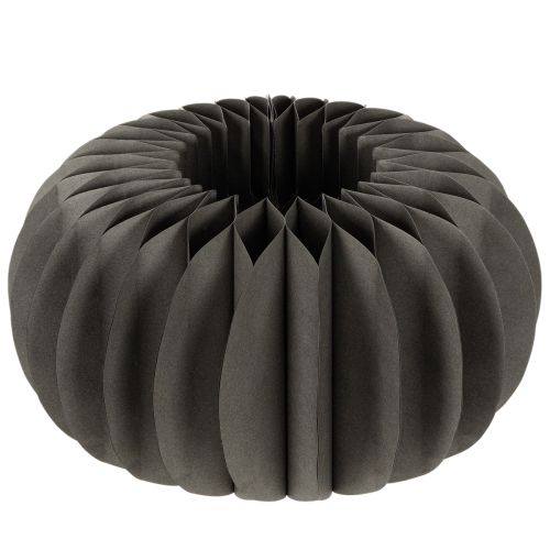 Moliūgo korio formos popierinė stalo dekoracija, sulankstoma, apvali, 34 cm, 2 vnt. | Floristik24.lt