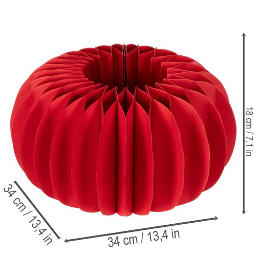 Korio popieriaus moliūgų dekoravimo popierius 34cm 2vnt. | Floristik24.lt