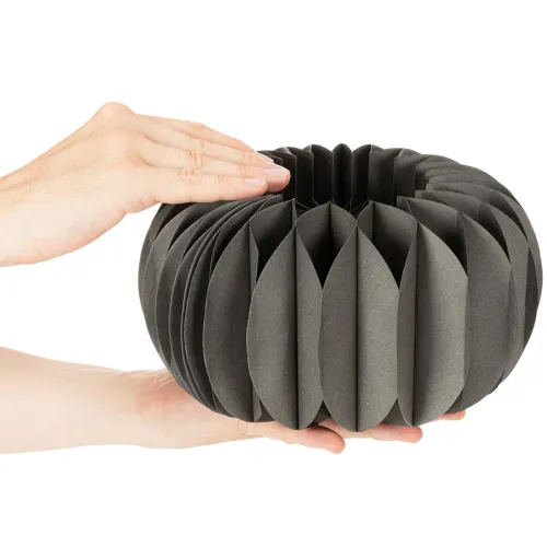Korio popieriaus moliūgų dekoravimo žiedai 24 cm 4 vnt. | Floristik24.lt