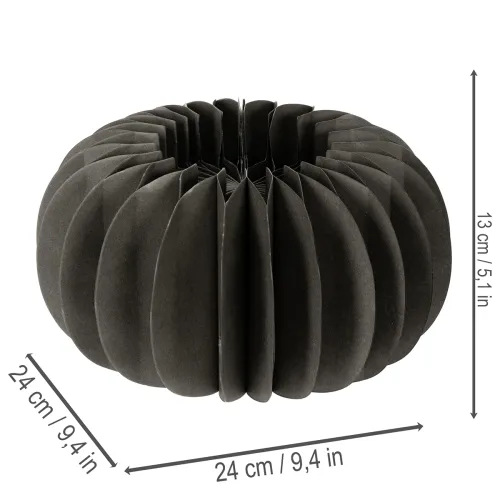 Korio popieriaus moliūgų dekoravimo žiedai 24 cm 4 vnt. | Floristik24.lt