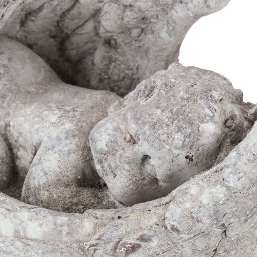 daiktų Dekoratyvinė angelo figūrėlė miegančiam su sparnais, kapas, 22,5 cm