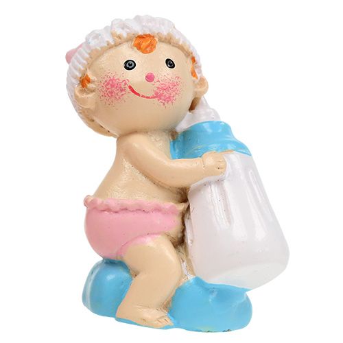 daiktų Deco figūrėlė baby blue, rožinė 4,5cm 2vnt