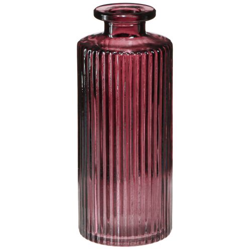daiktų Dekoratyviniai buteliai stikliniai retro mini vazos Berry H13cm 6 vnt