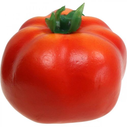 Dekoratyvinės daržovės, dirbtinės daržovės, pomidoras dirbtinis raudonas Ø8cm