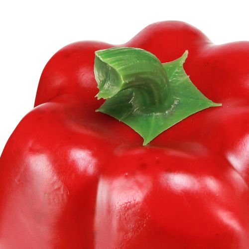 daiktų Dekoratyvinis daržovių pipirų raudonas maisto manekenas H10cm
