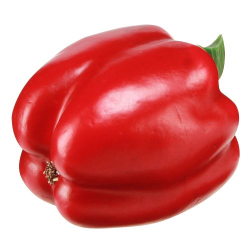 daiktų Dekoratyvinis daržovių pipirų raudonas maisto manekenas H10cm