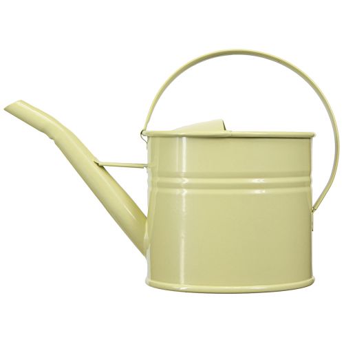 daiktų Dekoratyvinė laistytuvas metalinė maža žalia geltona 28x13x17cm 1,25l
