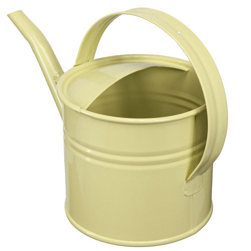 daiktų Dekoratyvinė laistytuvas metalinė maža žalia geltona 28x13x17cm 1,25l