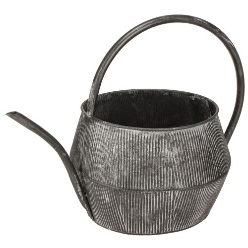 Floristik24 Dekoratyvinis laistytuvas metalinis arbatinukas juodas 39×25×30,5cm