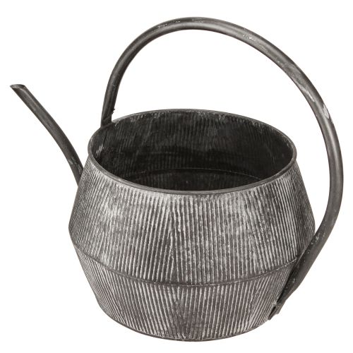 daiktų Dekoratyvinis laistytuvas metalinis arbatinukas juodas 39×25×30,5cm