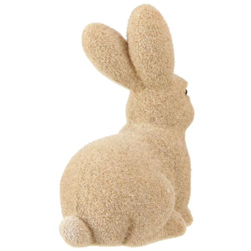 daiktų Dekoratyviniai sėdintys Velykų triušiai Rudi – 2 pasirinkimas – Flocked H15cm 4 vnt.