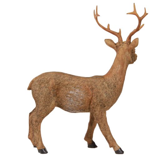 daiktų Dekoratyvinis elnias rudas medžio išvaizda 19x8,5x22,5cm 2 vnt
