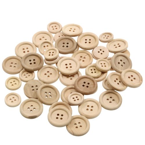 Floristik24 Dekoratyvinės sagos natūralios 1,5cm - 2,5cm 150 vnt