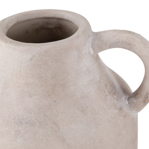 daiktų Dekoratyvinis ąsotis, pagamintas iš smėlio spalvos keramikos Ø14,5cm H22cm
