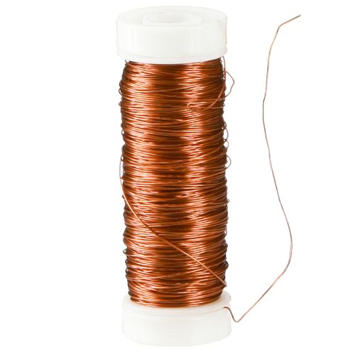 daiktų Deco emaliuota viela Oranžinė Ø0,30mm 30g/50m