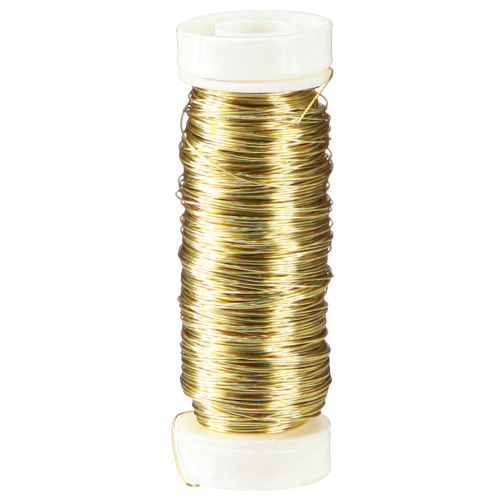daiktų Deko emalio viela Ø0.30mm 30g/50m aukso