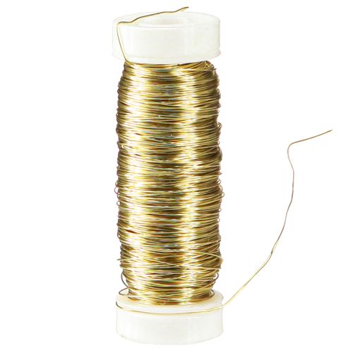 daiktų Deko emalio viela Ø0.30mm 30g/50m aukso