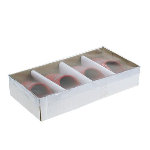 Dekoratyvinės šlepetės 13cm raudonos 4vnt | Floristik24.lt