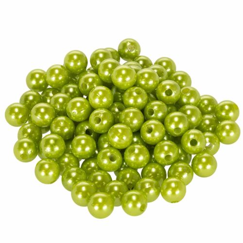 Dekoratyviniai karoliukai Ø10mm žali 115 vnt. pirkti | Floristik24.lt