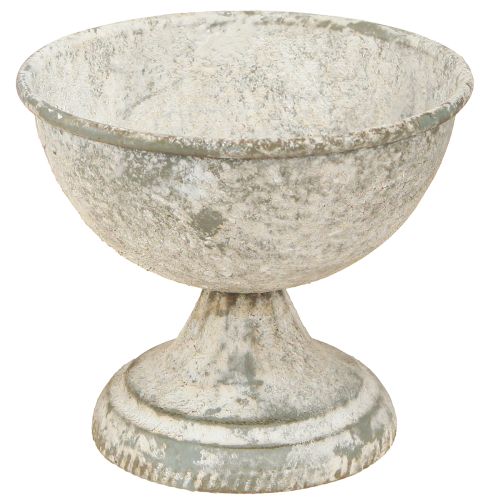 Floristik24 Dekoratyvinė trofėjinė metalinė taurė iš antikvarinės Ø12cm A10,5cm 2vnt.