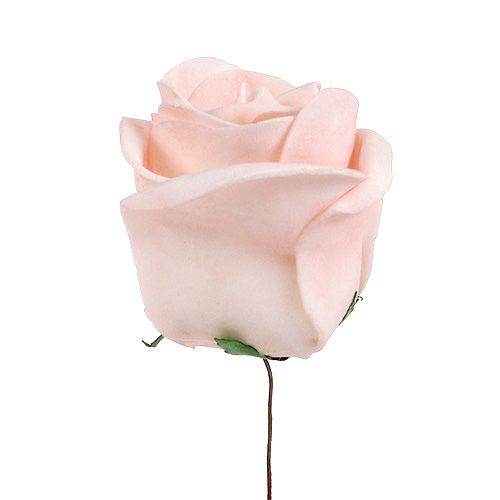 daiktų Deco rožių mišinys balta, rožinė, kreminė Ø7,5cm 12v