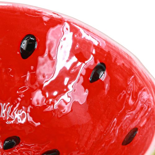 daiktų Dekoratyvinis dubuo keraminis arbūzas vasaros dekoracija Ø15cm H6cm