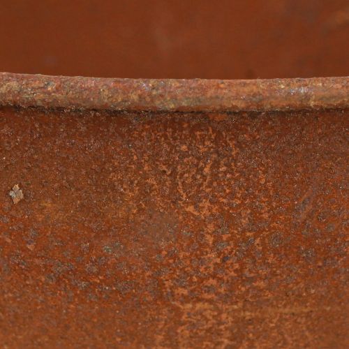 daiktų Dekoratyvinis dubuo su pėdų puodeliu dubuo rūdžių metalas Ø20,5cm 2vnt