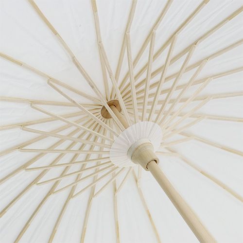 daiktų Dekoratyvinis skėtis baltas Ø60cm H42cm