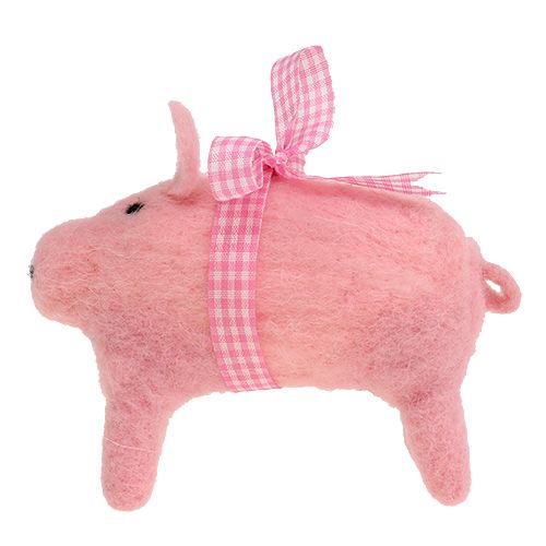 daiktų Dekoratyvinė kiaulė rožinė 11,5cm 4vnt