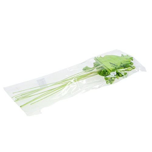 Floristik24 Dekoratyvinės lazdelės varlės žalios 7cm - 10cm 12vnt