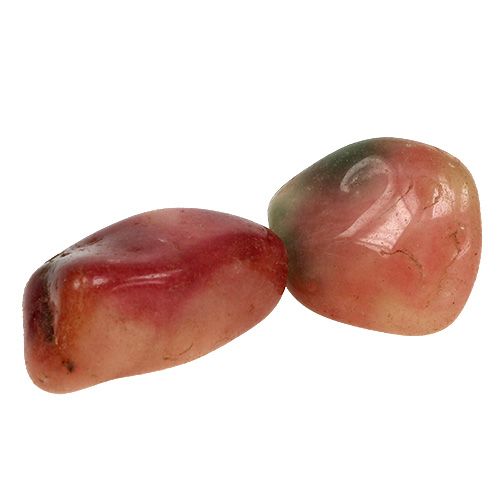 Floristik24 Deko akmenukai rožiniai-kreminiai blizgūs 4cm - 6cm 1kg