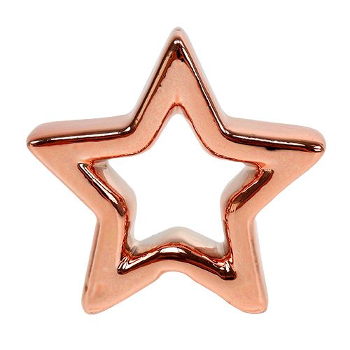 Floristik24 Deco star varis 6,5cm 6vnt