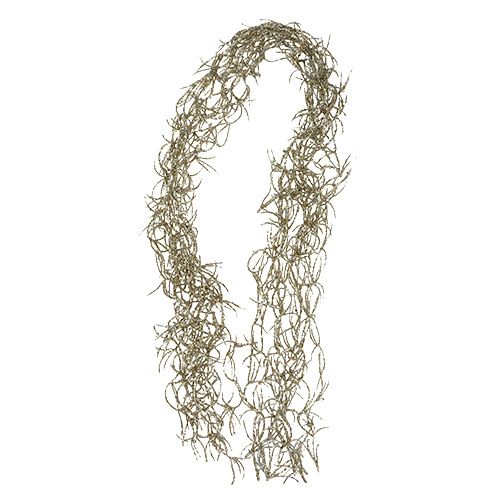 Floristik24 Deco strypas Tillandsia gold 100cm 10vnt