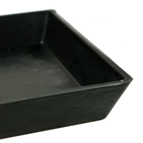 Floristik24 Dekoratyvinis padėklas antracitas 43cm x 12cm