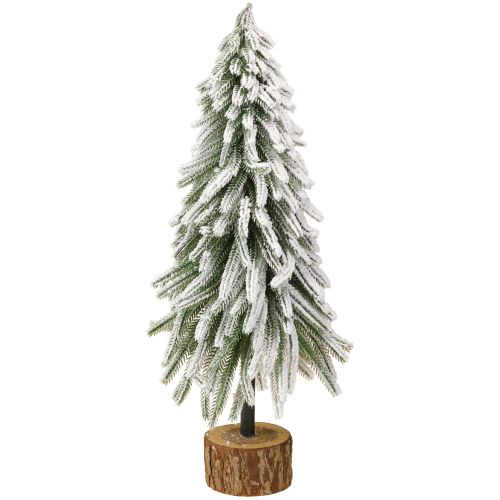 Dekoratyvinė Kalėdų eglutė, sniegu padengta, su žieve, Ø20cm, aukštis 50cm