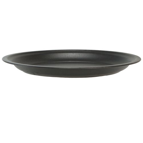 daiktų Dekoratyvinė lėkštė metalinė dubuo dekoratyvinė lėkštė antracitas Ø26cm 5vnt
