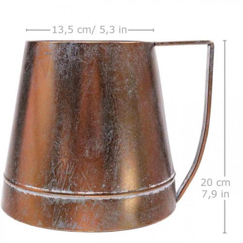 daiktų Dekoratyvinė vaza metalinis varinis dekoratyvinis ąsotis dekoratyvinis ąsotis P24cm A20cm