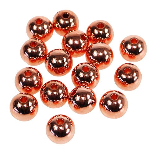 daiktų Dekoratyviniai karoliukai variniai metaliniai 14mm 35 vnt