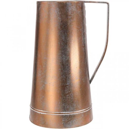 daiktų Dekoratyvinė vaza vario spalvos dekoratyvinis ąsotis vintažinis dekoratyvinis P21cm A36cm