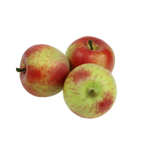 Floristik24 Dirbtiniai obuoliai raudoni, žali Ø4cm 12vnt