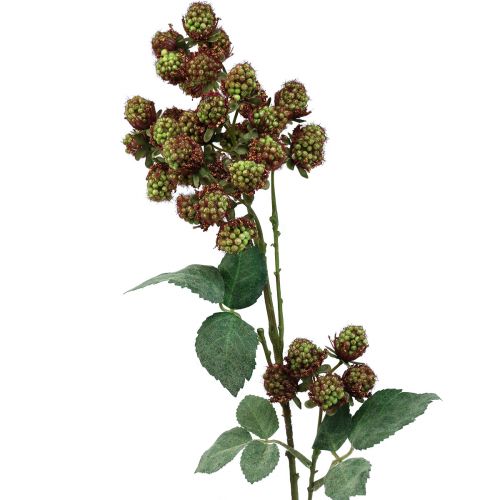 Floristik24 Dekoratyvinė šilkmedžio šakelė, uogų šakelė, žalia šilkmedžio šakelė 78cm