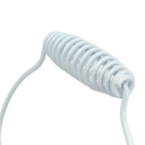 Floristik24 Dekoratyvinis kibiras baltas su grioveliais Ø21cm H19cm 1vnt