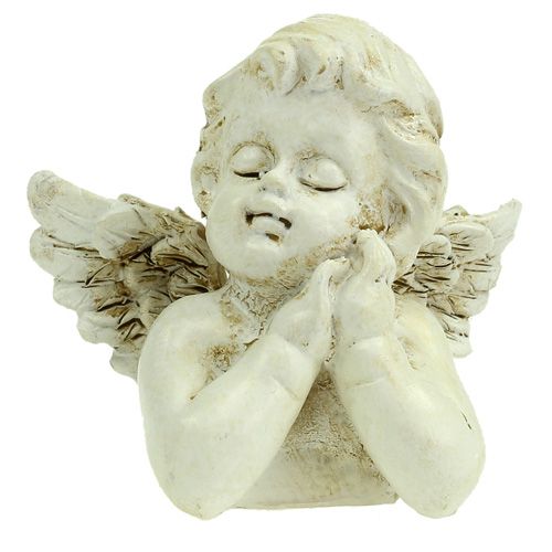 daiktų Dekoratyvinis angelo maldos kremas 9cm 8vnt