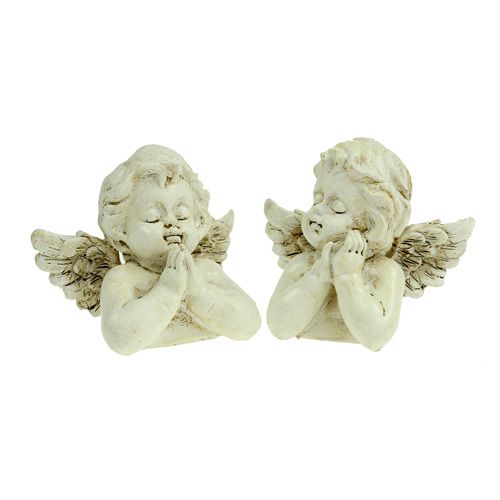 daiktų Dekoratyvinis angelo maldos kremas 9cm 8 vnt