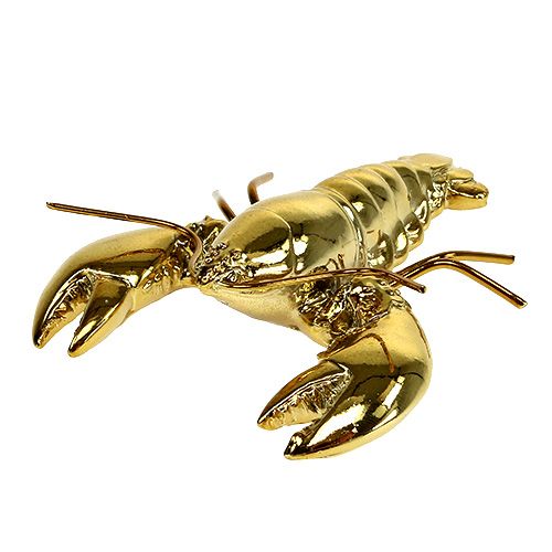 Floristik24 Deco figūrinis omaras 8 cm auksinis