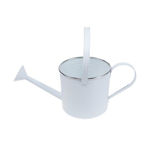 Floristik24 Dekoratyvinė laistytuvas balta Ø17cm H17cm 1vnt