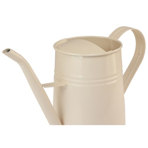 daiktų Dekoratyvinė laistytuvas metalinis kambarinis laistytuvas kremas H23cm 1.7L