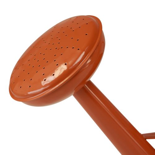 daiktų Dekoratyvinė laistytuvė metalinė oranžinė ruda H26cm 5L